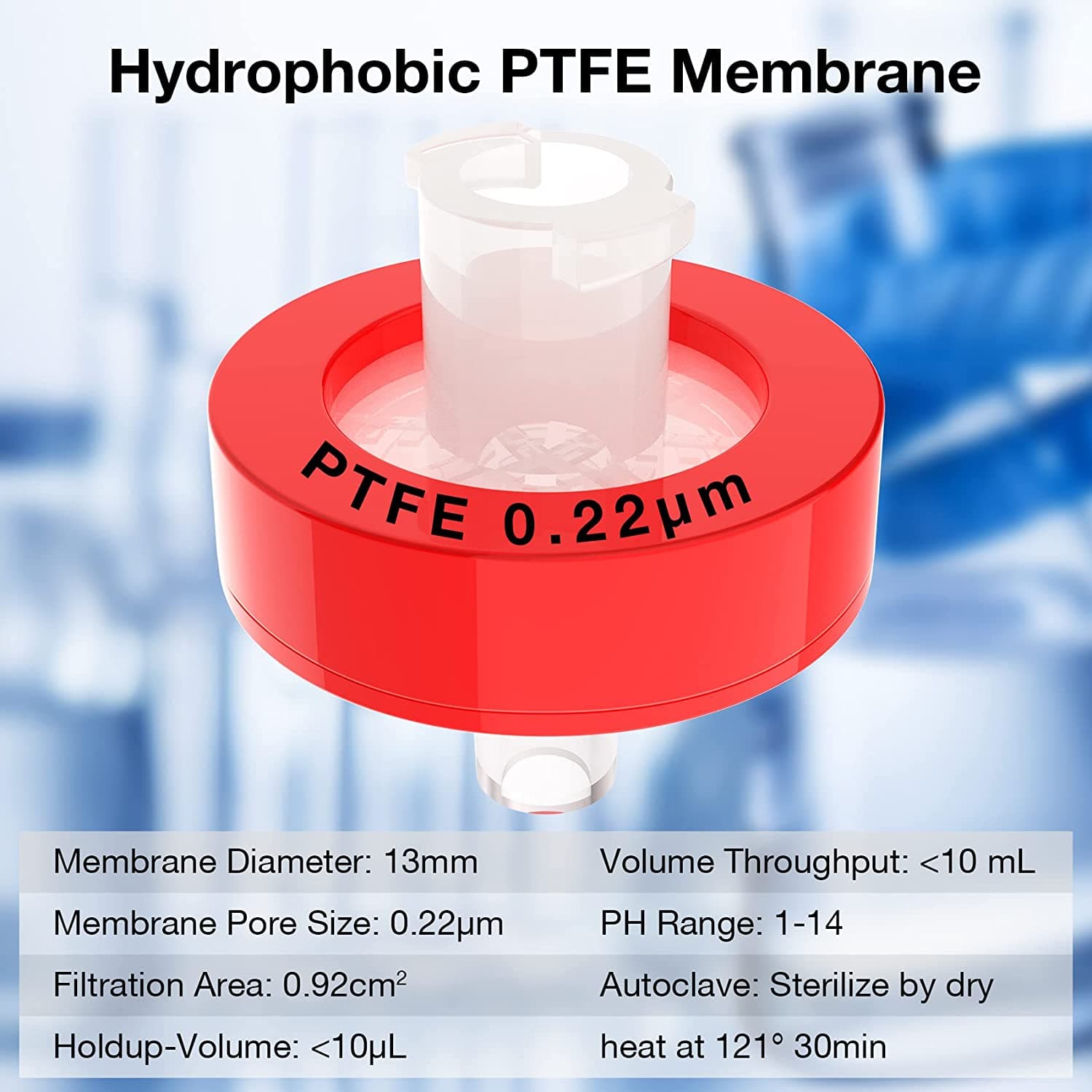 micron 13mm 25mm hplc syringe filters